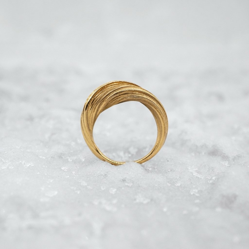 Orbis² - Dorée à l'Or Jaune - Taille 56