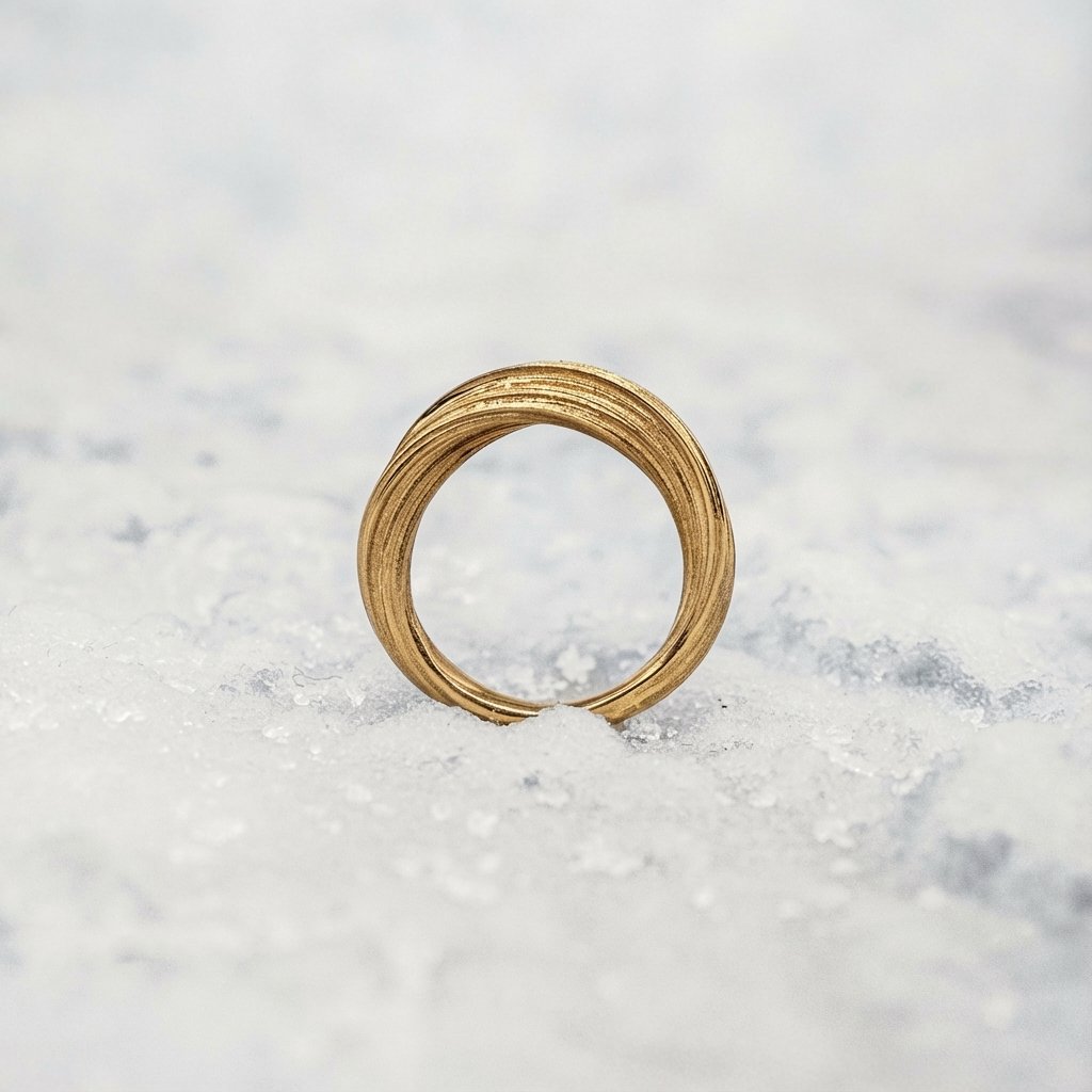 Orbis³ - Dorée à l'Or Jaune - Taille 56