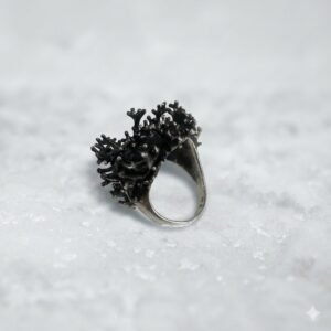 Synthélia -  Corail n°1 - Argent - Taille 55 - Bague Unique